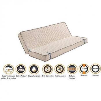 Matelas 140x200 cm Clic Clac Nuits D'or