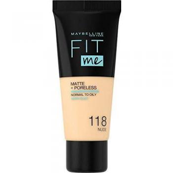 Fit me matteporeless foundation 118 nude