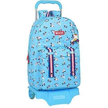 Safta Moos Rollers Mochila Escolar Grande con Carro 905