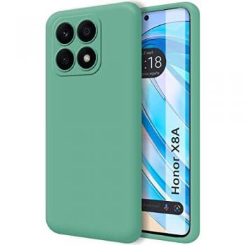 Funda de Silicona Líquida Honor X8a Verde