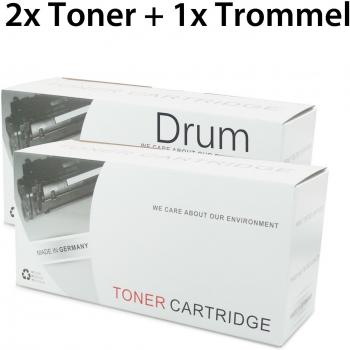 Rebuilt Trommel y 2 Toners Black Ricoh SP 1210 – Modelos 406837 / 406841