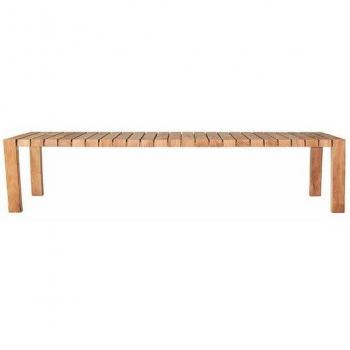 Manti Outdoor Sitzbank aus Teak, 80 cm
