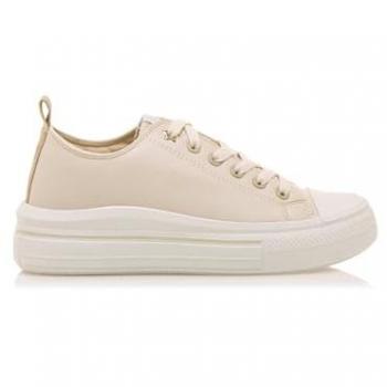 Baskets Mustang Bigger‑Z Beige Lacets Femme