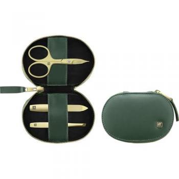 ZWILLING Maniküre‑Pediküre‑Set mit Kombi-Nagelschere in Grün