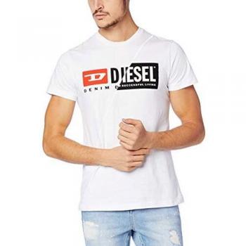 Men's Diesel T-Diego-Cuty Slim Fit White Tee