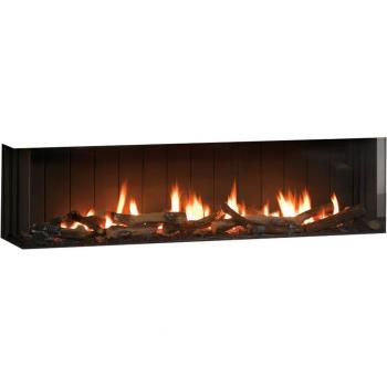 Chimenea de gas propano Hergom modelo MG-100/38 3 caras