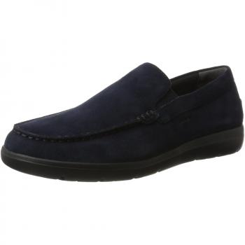 Mocassini Geox Uomo U Leitan C, Blu