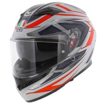 AGV K3 Space Casco Unisex Matt White/Red L
