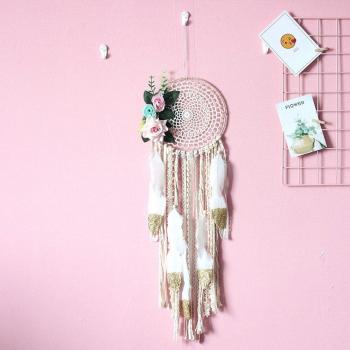 5-Pack White Bohemian Dream Catchers
