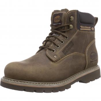 Dockers Herren Schnürboots Winterschuh Stiefel wasserabweisend Nubukleder Profi