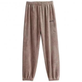 Pantalones de Pijama de Gran Tamaño de Terciopelo