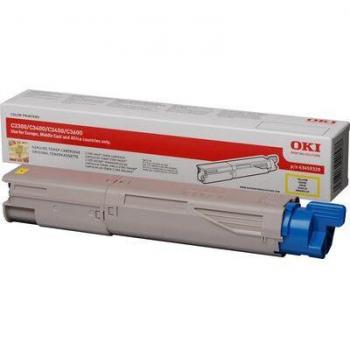 Cartridge Oki 43459329 couleur jaune