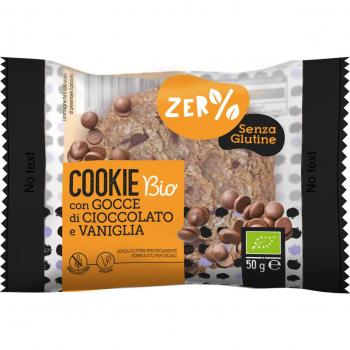 Cookie senza glutine con gocce di cioccolato e vaniglia