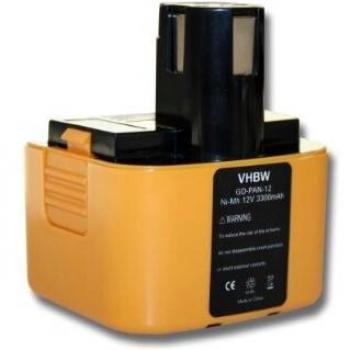 12V Replacement Battery for Panasonic EY6407, EY6409GQKW, EY6406 (3300 mAh)