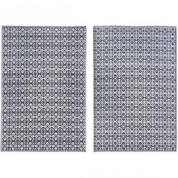 Schwarz-Weiß Teppich „Tirrenia“ von IPERBRIKO – 120 × 180 cm