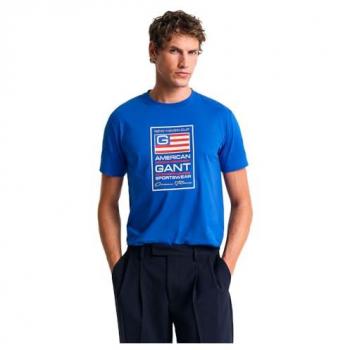 Gant Lapis Blue Graphic T-Shirt M (Maniche Corti)