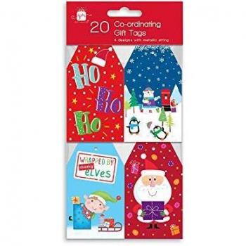 DesignGroup Holiday Gift Tags, Assorted, Small