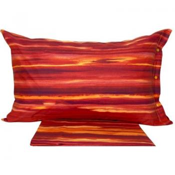 Parure de Lit Ombre Moderne Rio Orange 155x200