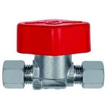 Riegler Absperrventil Schnellschluss – 6 mm Dn 4, verchromter Messing