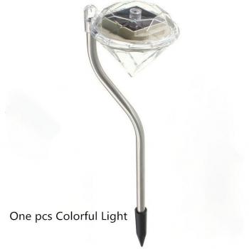 4pcs Solar Garden Stake Lights with Diamonds