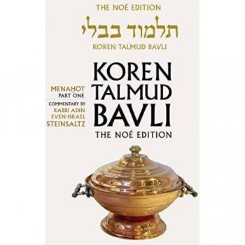 Koren Talmud Bavli: v. 25: Menahot Part 1, English,