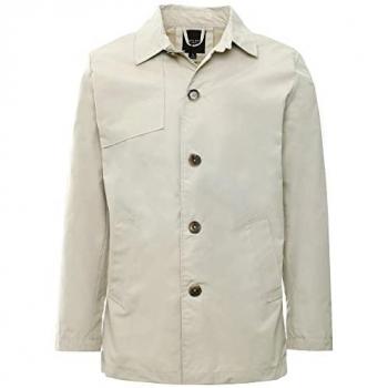 Lightweight X-Large Stone Prince Button-Through Mac (Brave Soul)