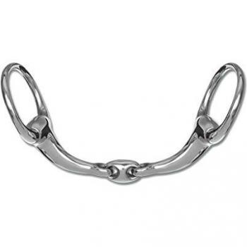 Waldhausen Anatomical Eggbutt Bit, Double Jointed, Solid (13.5)