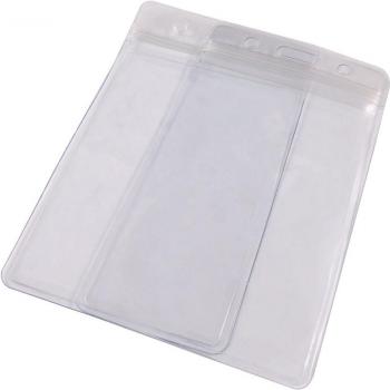 Póster Vertical 10x5cm – Tarjetas de Identificación Transparente