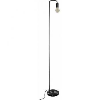 Lampadaire Keli en métal noir