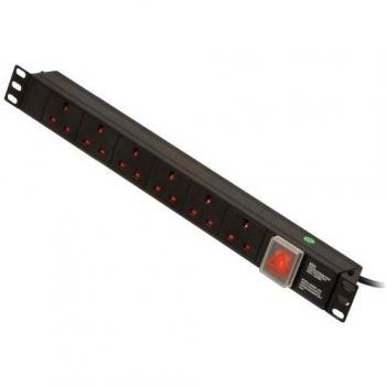 Lindy Accessories 1U 6 Way UK Plug PDU 1XIEC 4R70222