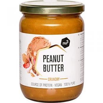 Nu3 Erdnussmus Erdnussbutter ohne Zucker (500g, crunchy)