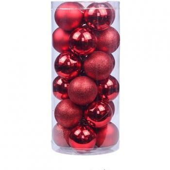 24PCS Sparkling Christmas Tree Baubles