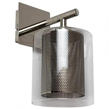 Éclairage Muraux COREP – Abat-Jour en Verre, Grille Alumine, LED G9