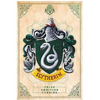 Harry Potter Slytherin Poster: Doppelseite, 91,5 x 61 cm