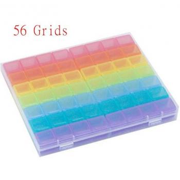 Boîte démontable peinture diamant 56 compartiments