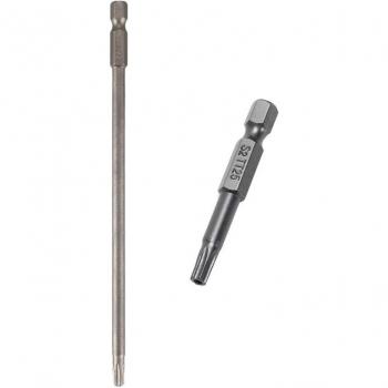 Gray 1/4 Inch T25 Torx Bit and Magnetic Set