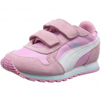 Puma Kinder‑Low‑Top Runner Prism Pink / Weiß – EU 16/34