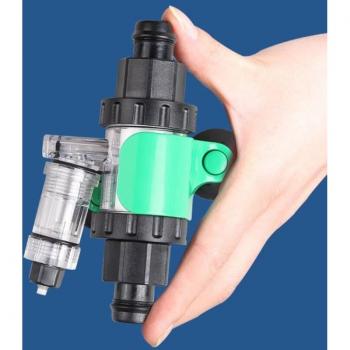 Diffuseur de CO2 en ligne avec compteur de bulles pour aquarium Intense Atomic