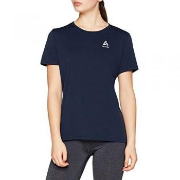 Camiseta Odlo para mujer, manga corta, color Diving Navy, talla S