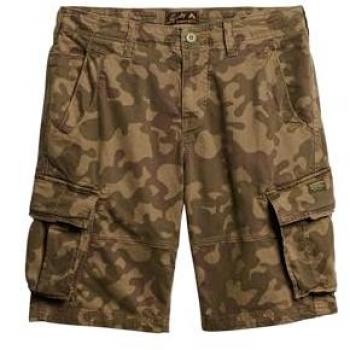 Pantaloni Corti Superdry Core Cargo Woodland Sand Camo 30