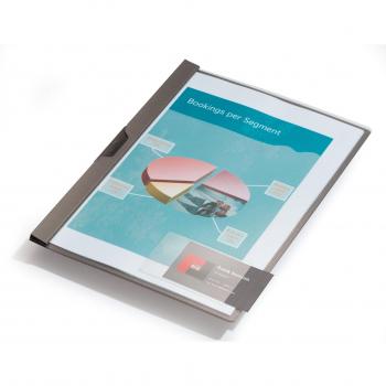 Durable Visitenkarten-Tasche Pocketfix 94x63mm transparent VE=100 Stück