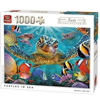 Puzzle King 5617 Turtles en mer sous l'eau