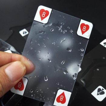 Durable Kristall Pokerkarten