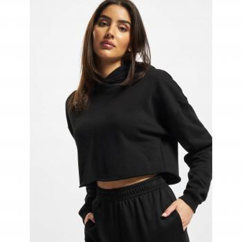 Felpa Cropped Nera con Cappuccio Oversized 3XL Urban Classics