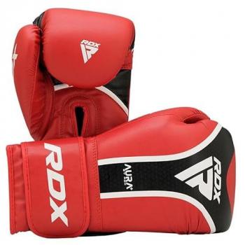 RDX Sports Boxing Glove Aura Plus T-17 Rouge Noir 14oz
