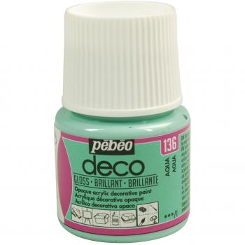 Pebeo Turchese Scuro Lucido – Colore & Vernice 45 ml