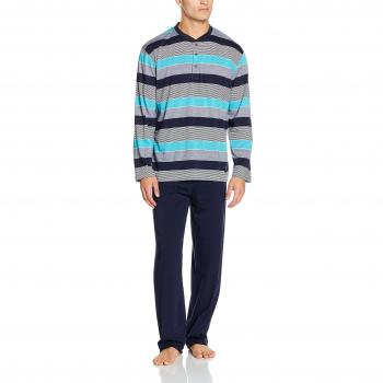 Ceceba Mann Pyjama Zweiteilig Blau