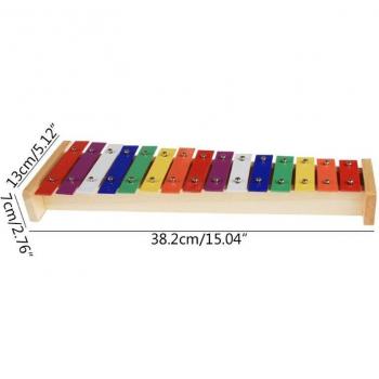 Piano Infantil de Aluminio con 15 Tonos D0LB