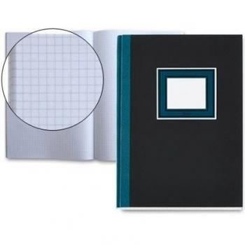 Miquelrius Cuaderno Cosido A5 80 Hojas 5 mm Gris Marengo y Azul