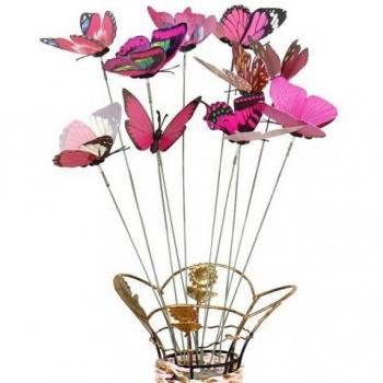 Éléments Ornementaux Papillon Jardin 10 Unités